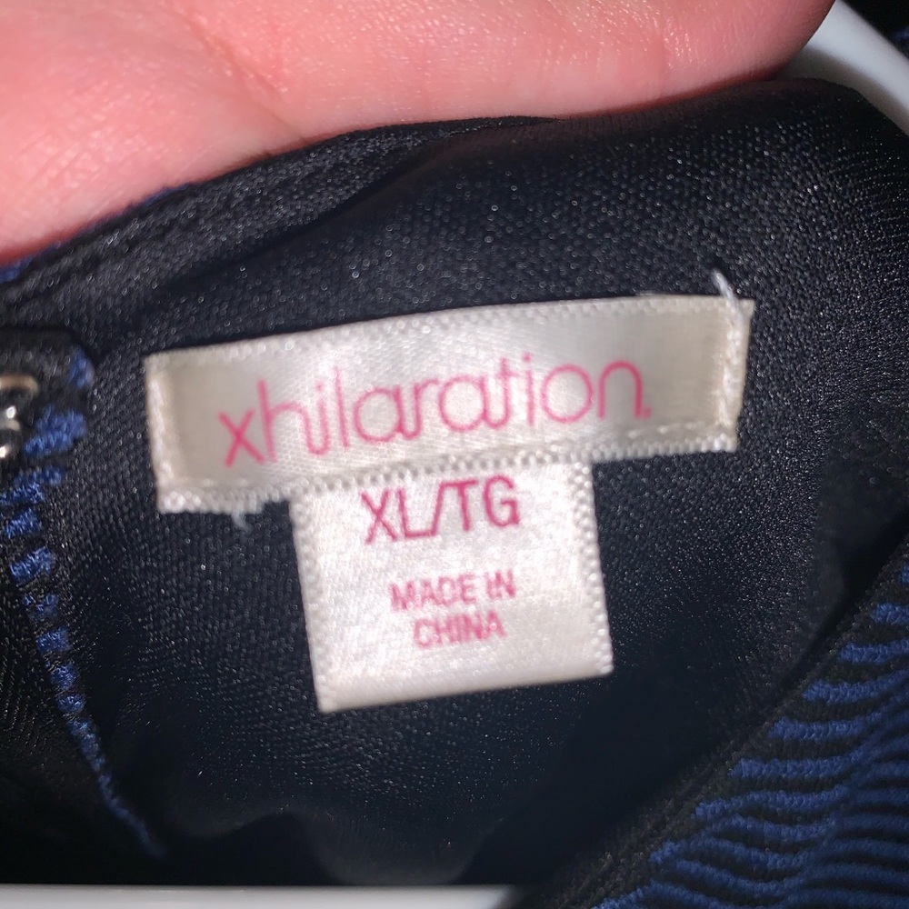 🚨4/$11🚨Xhilaration! Size XL ! Black and blue ! - Picture 3 of 4